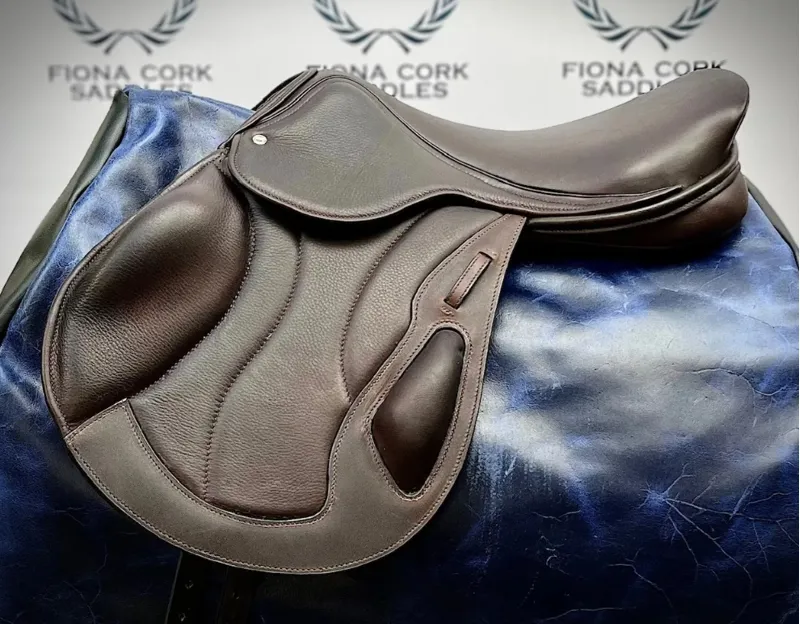 Fiona Cork Event Monoflap Saddle - Black