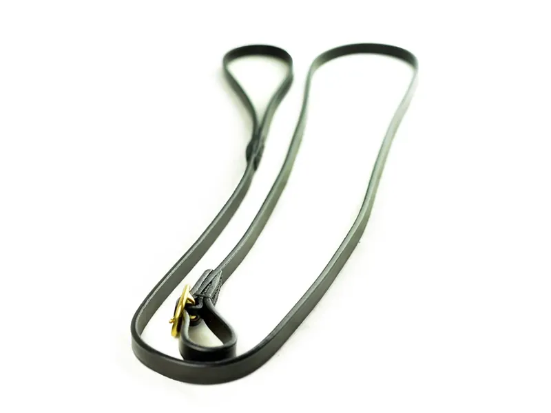 Dever Classic Plain Lead Rein 3/4 inch 18mm in Brown-1