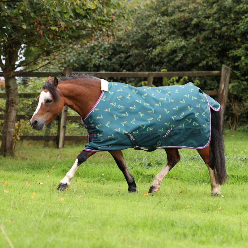Shires Winnie and Me 100 Turnout Rug GREEN-1