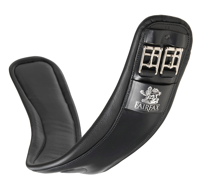 Fairfax Dressage Girth Standard Gauge Black-1