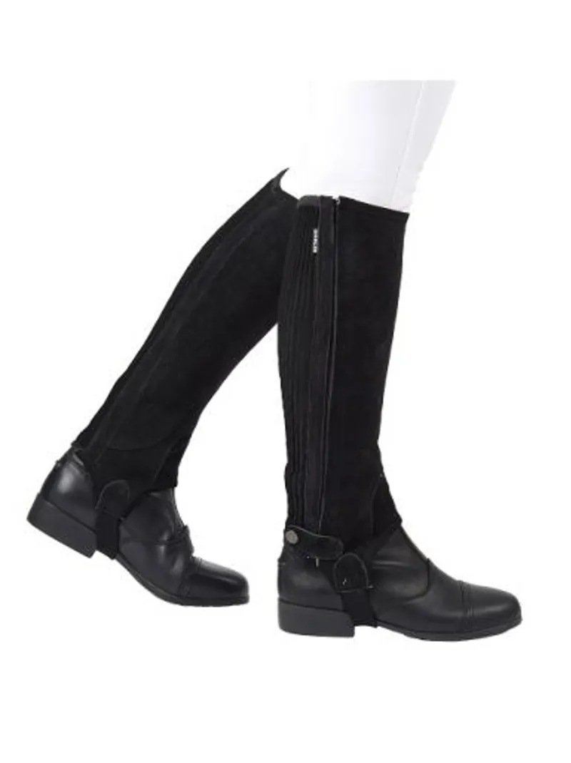 Dublin Suede Half Chaps Adult Black