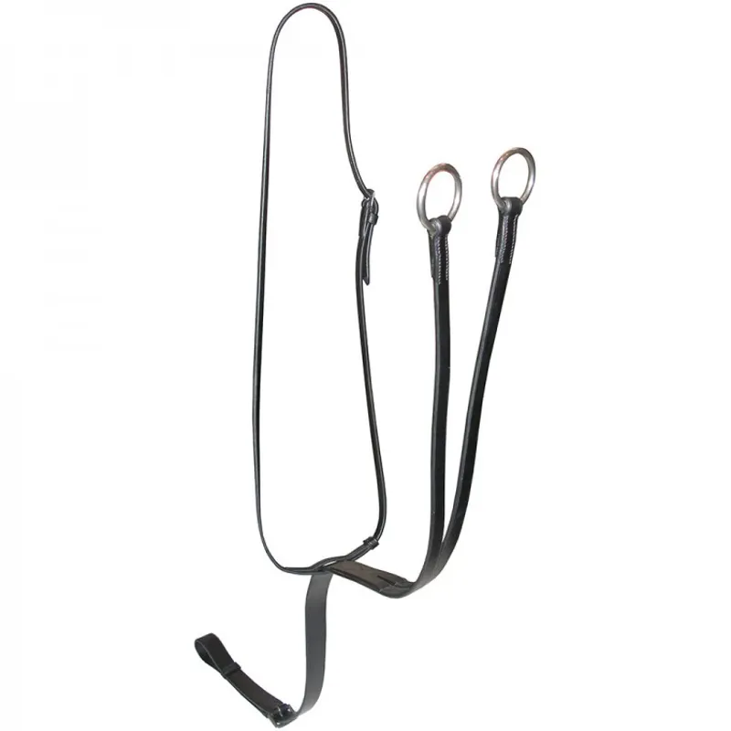  English Leather Running Martingale Black
