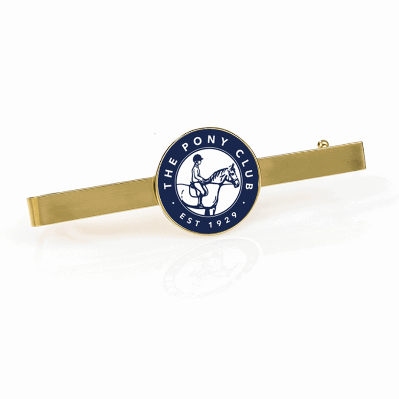 Equetech Official Pony Club Enamel Stock Pin Gold