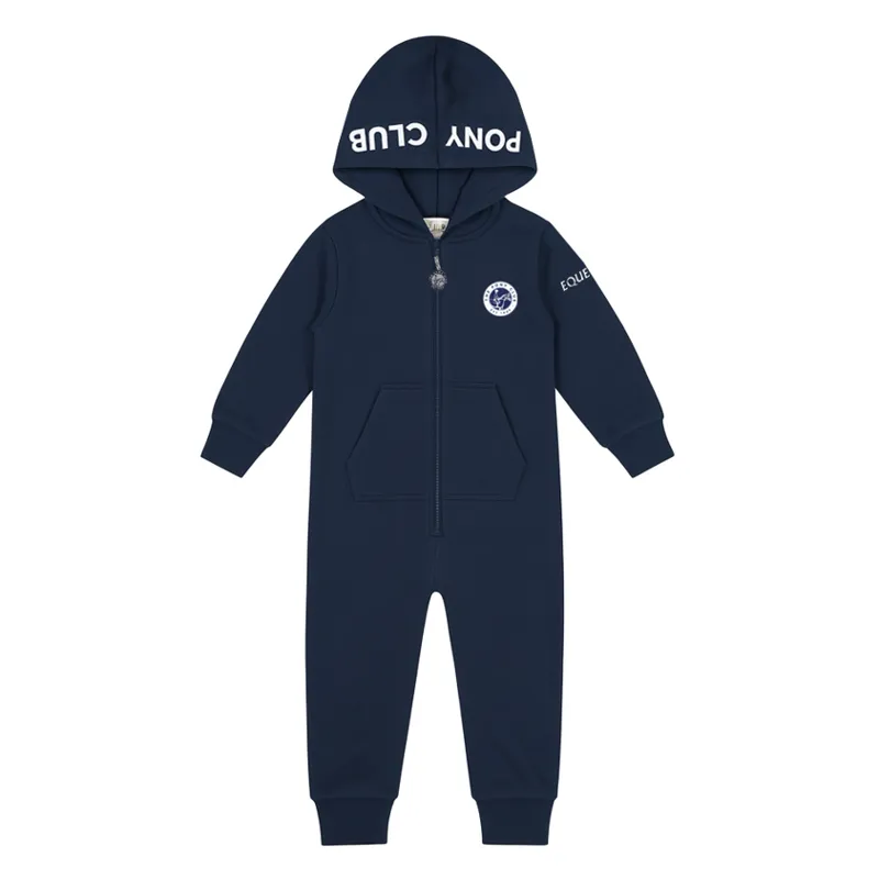 Equetech Official Pony Club Jersey All-In-One Jumpsuit Junior - Navy