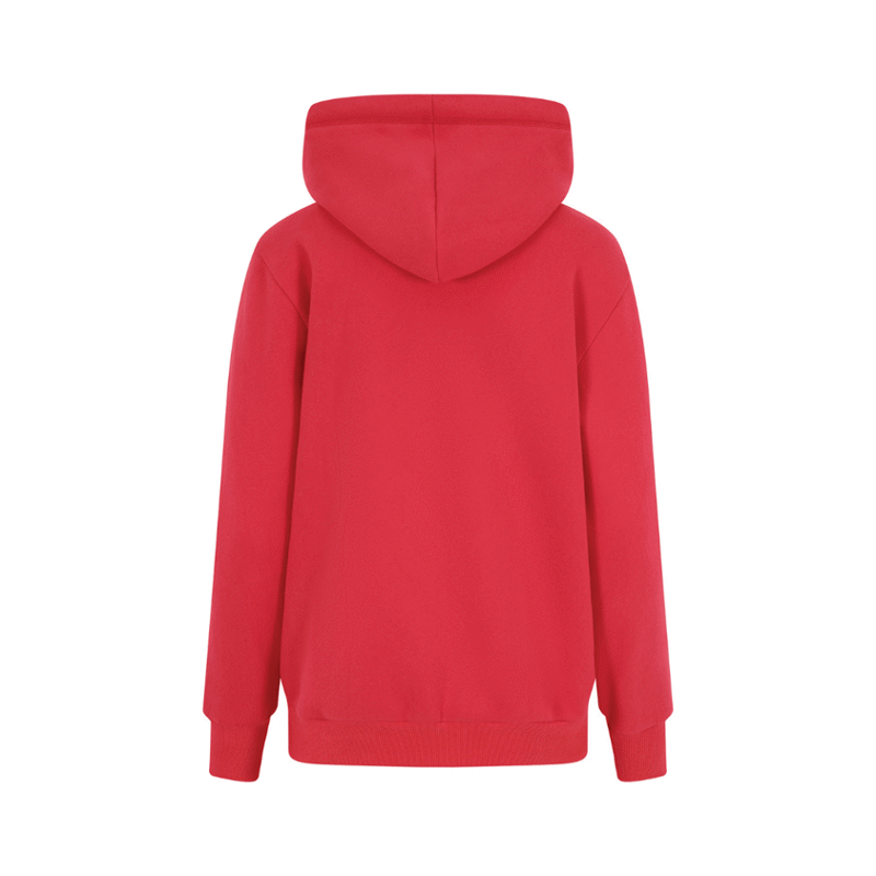 Equetech Whoa Horsey Christmas Hoodie Junior in Red-1