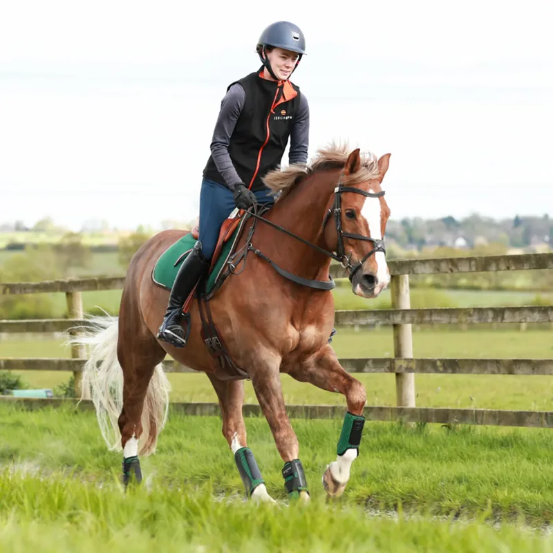 Equilibrium Tri-Zone Impact Sports Boots Hind - Hunter Green-4