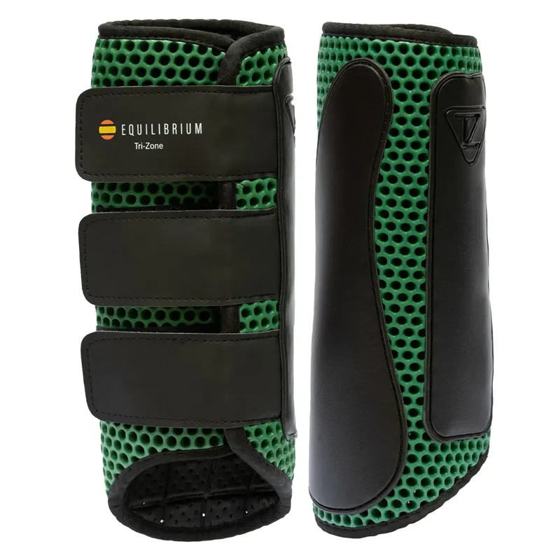 Equilibrium Tri-Zone Impact Sports Boots Hind - Hunter Green