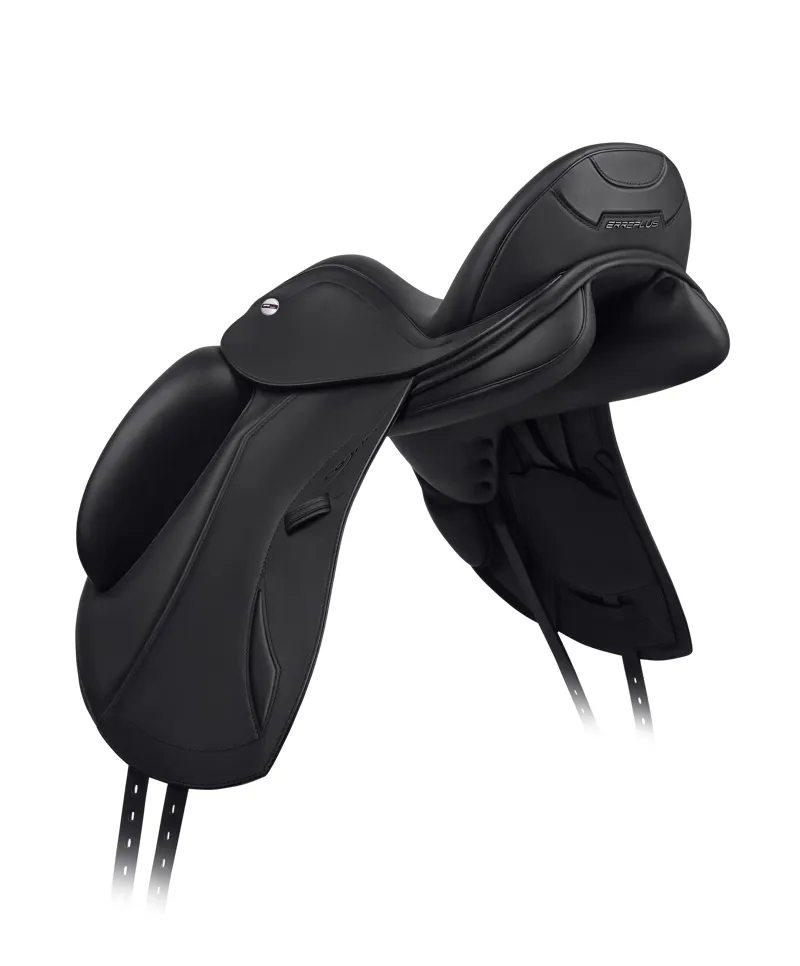 Erreplus Connect Dressage Saddle Monoflap in Black-1