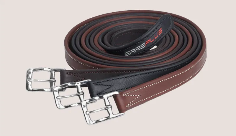 Erreplus Tech1 Stirrup Leathers Brown