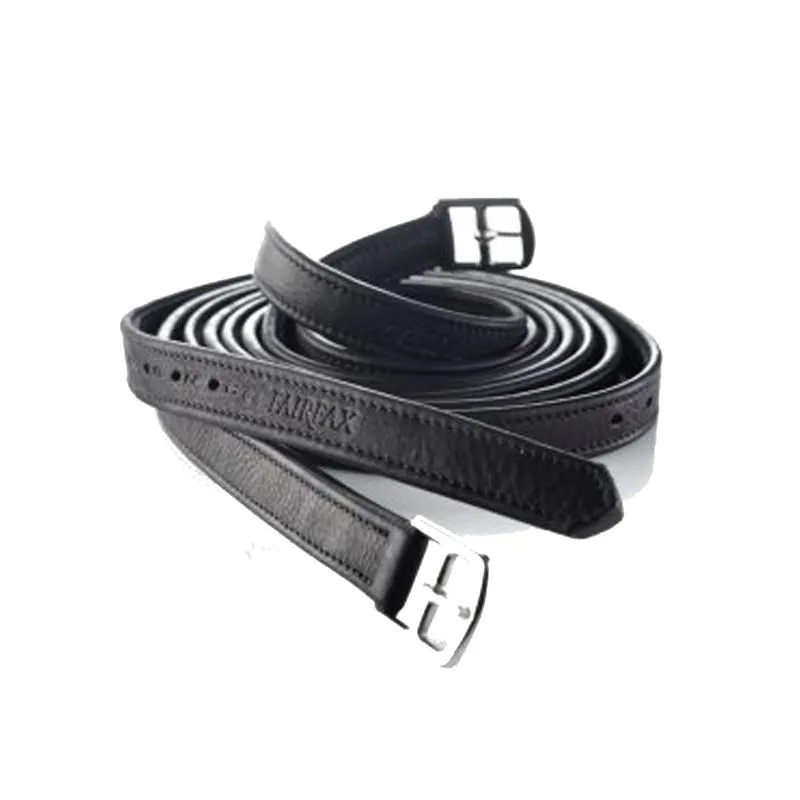 Fairfax Stirrup Leathers Black