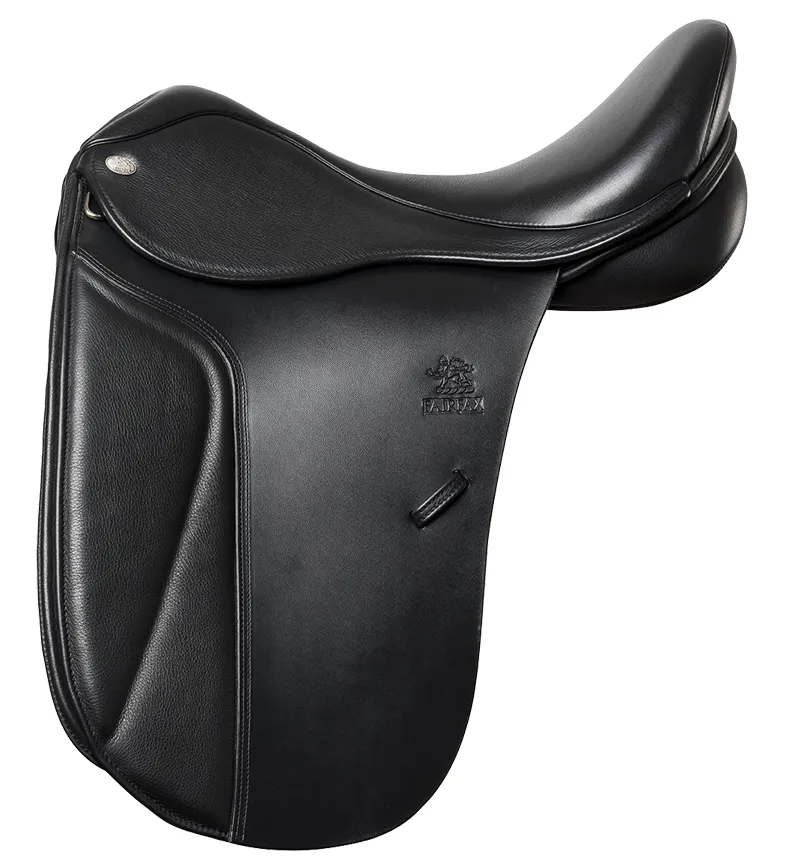 Fairfax Classic Low Wither Dressage Saddle - Black