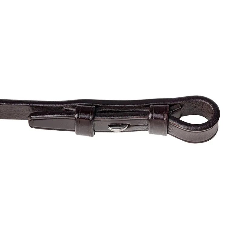 Fairfax Rubber Thumb Grip Reins in Black-2