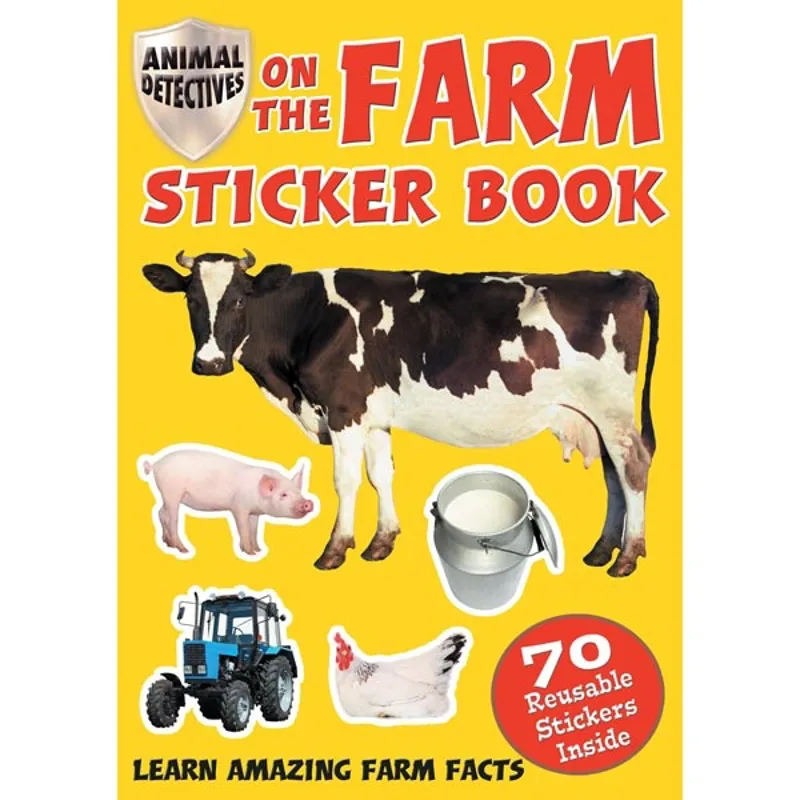 Children's Farm Sticker Book - Animal Detective