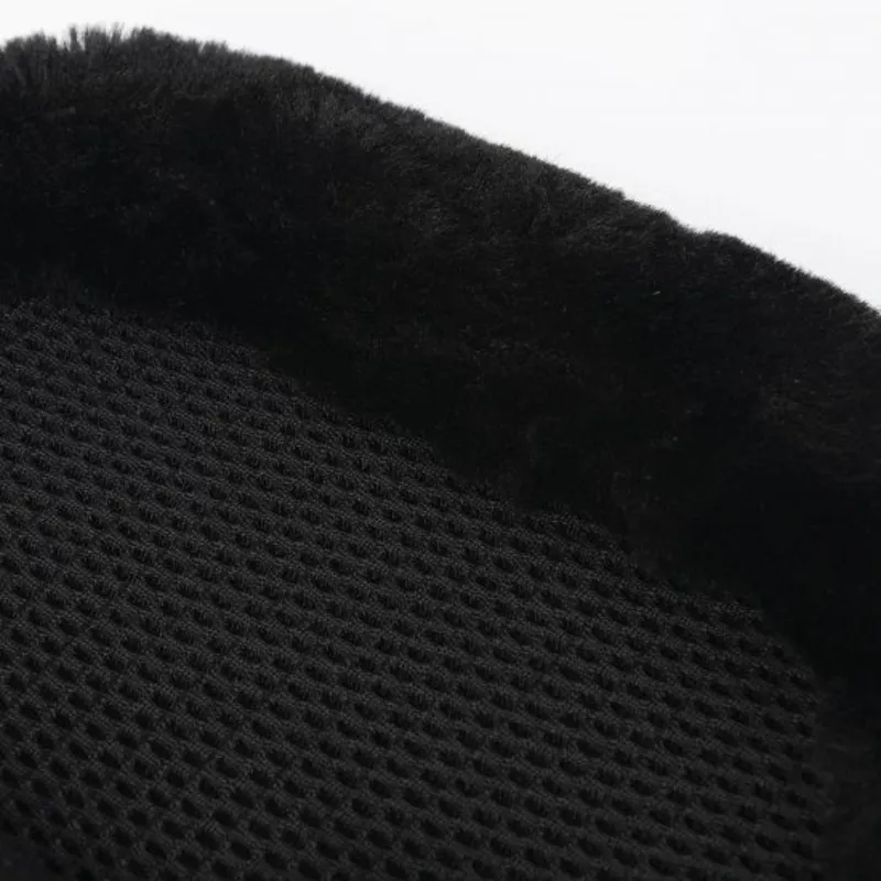LeMieux Fleece Edged Mesh Brushing Black/Black-3