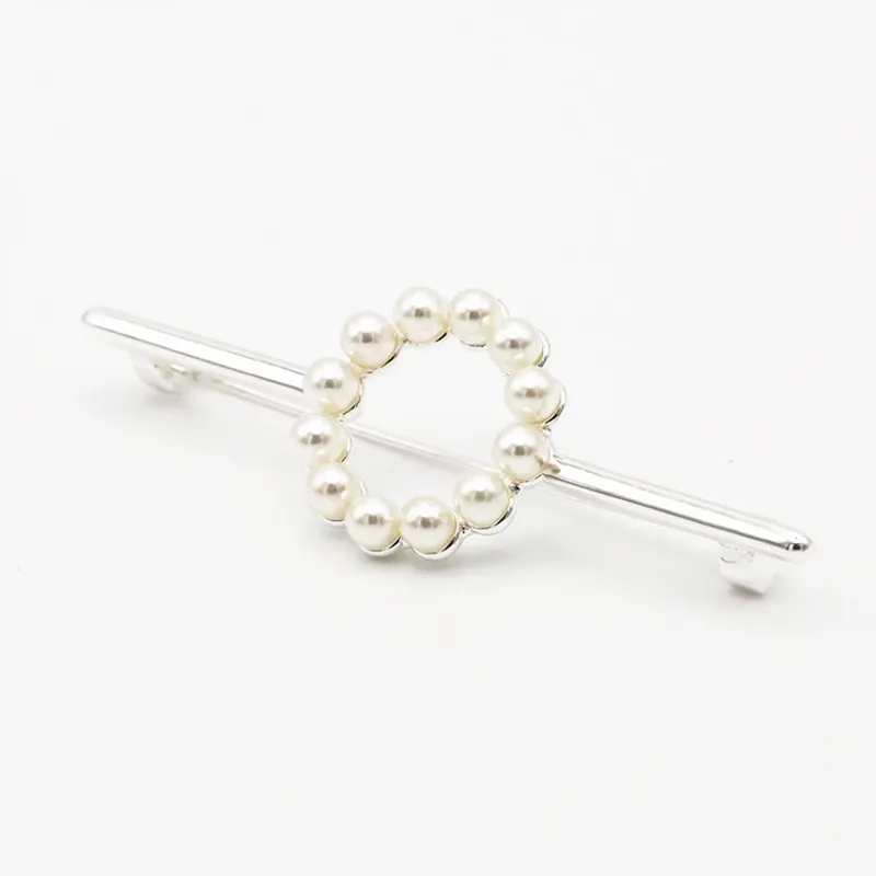 Equetech Deluxe Halo Stock pin - Silver -1