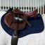 Prolite Jump Fleece Trim Adjustable Saddlecloth - Navy