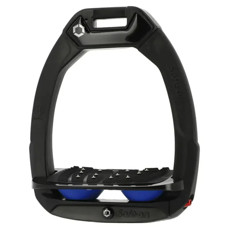 Safe-On Ultra Grip Stirrups - Black/Black/Dark Blue