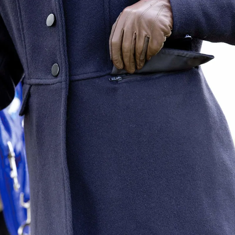 Equetech Ladies Hunt Wool Frock Coat Navy-6