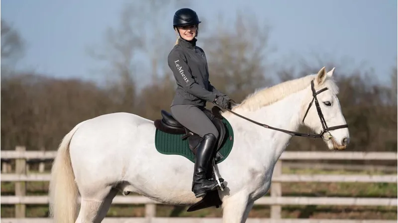 LeMieux GP Cotton Square - Green-1