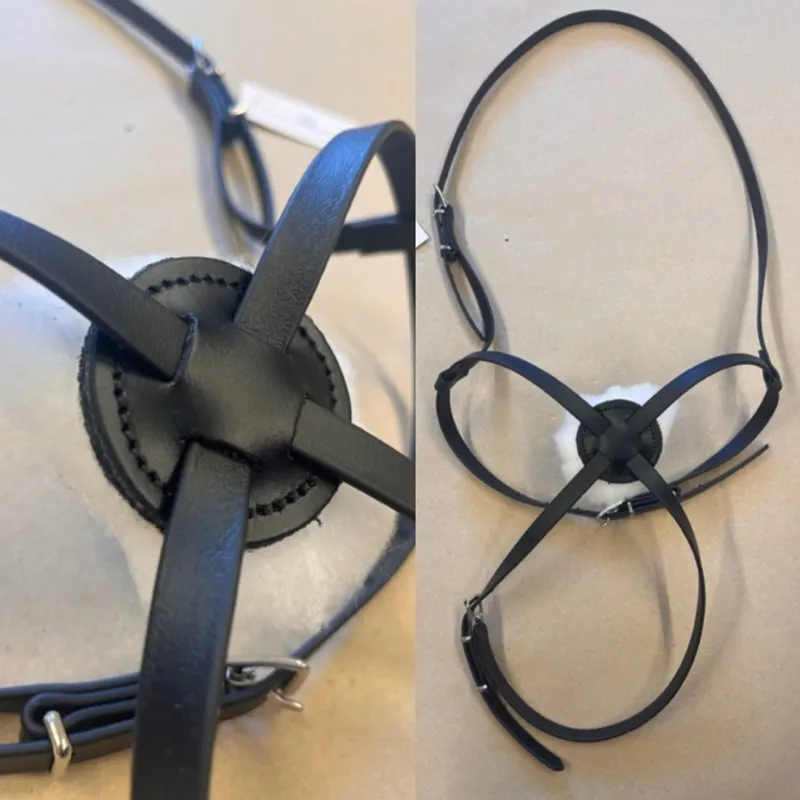 O.Shepherd Synthetic Grackle Noseband - Black 