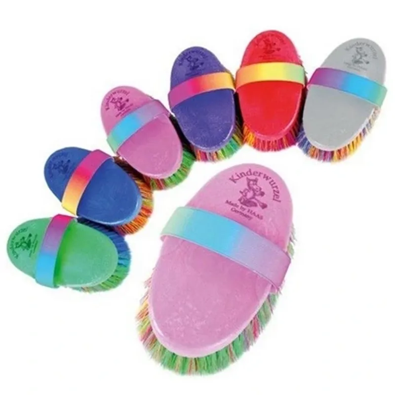 Haas Kinderkardatsche Brush - Pink