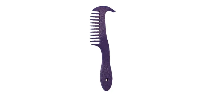 Haas Wide Tooth Mane Comb - Purple