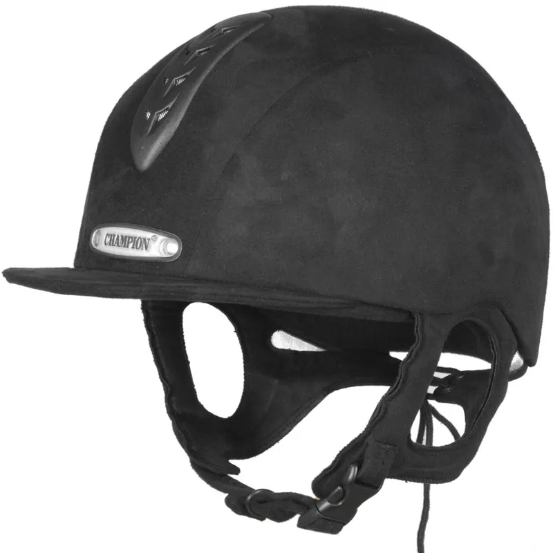 Champion Junior X-Air Plus Riding Hat - Black