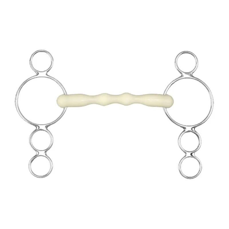 Happy Mouth Mullen Continental - 3 Ring Dutch Gag Bit