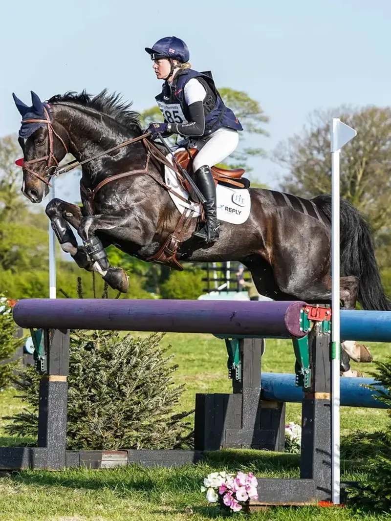 LeMieux Suede Close Contact Square - White-1