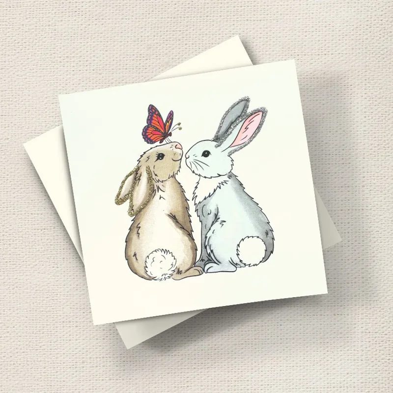 English Graphics 'You Make My Heart Flutter' Card