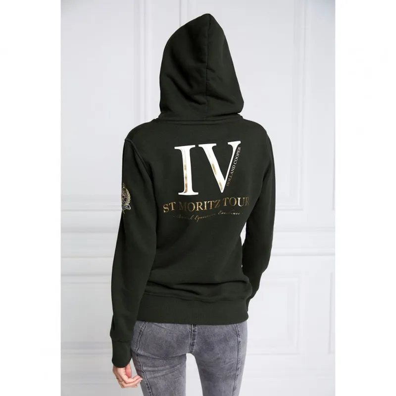 Holland Cooper Heritage Hoodie- Racing Green-1