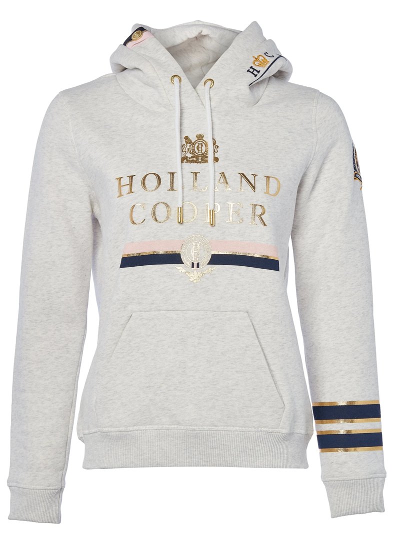 Holland Cooper Heritage Hoodie- Ice Grey-3