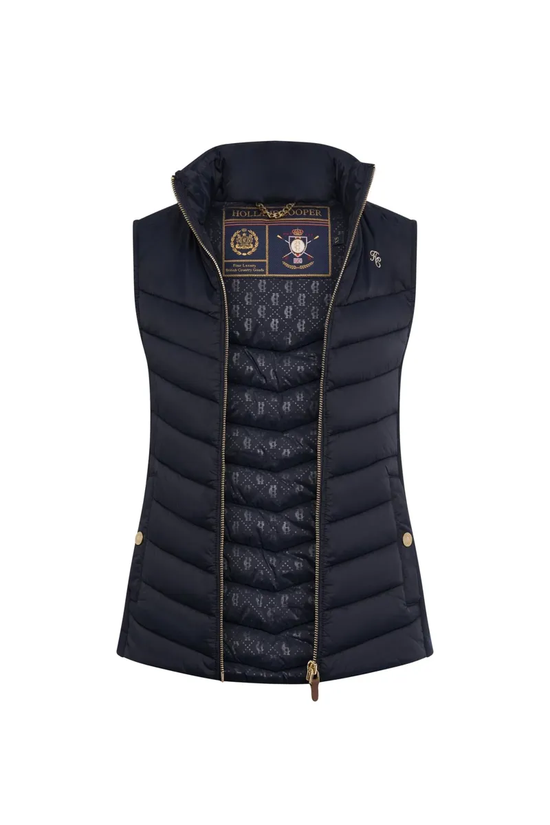 Holland Cooper Hybrid Equestrian Gilet - Ink Navy-1