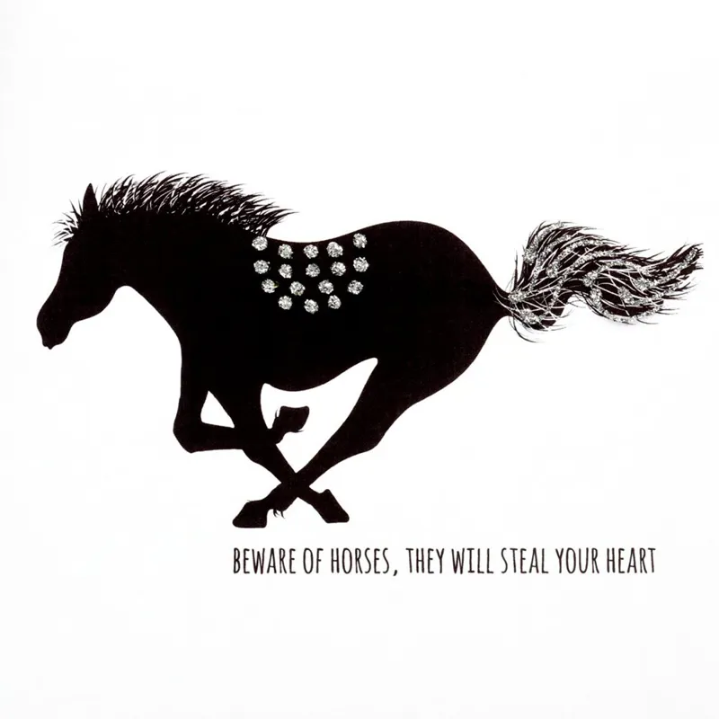 English Graphics 'Beware of Horses' Card -1