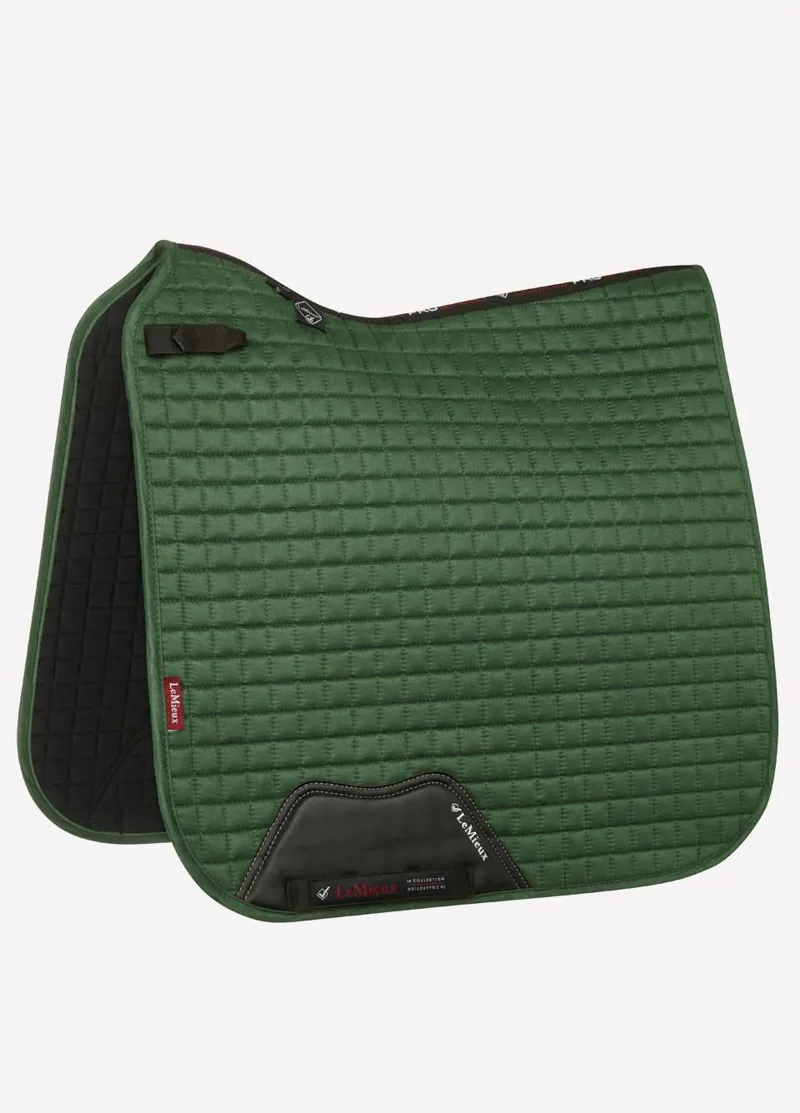 LeMieux Suede Dressage Square - Hunter Green