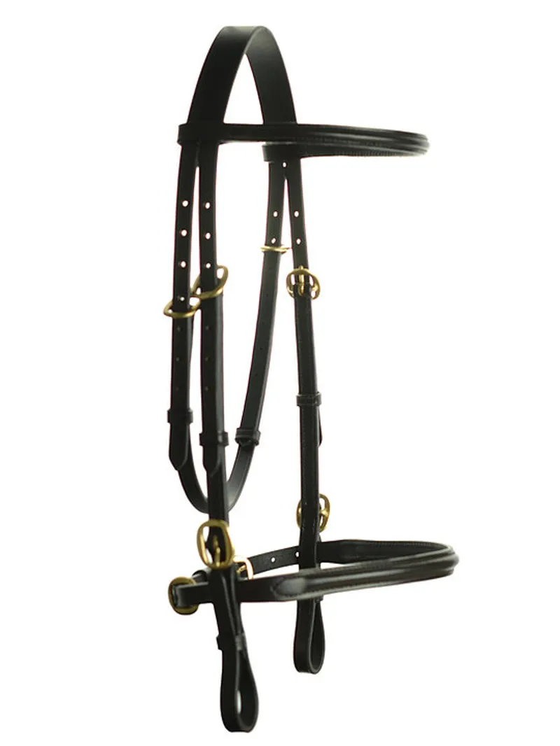 Ascot In Hand Bridle - Brown-1