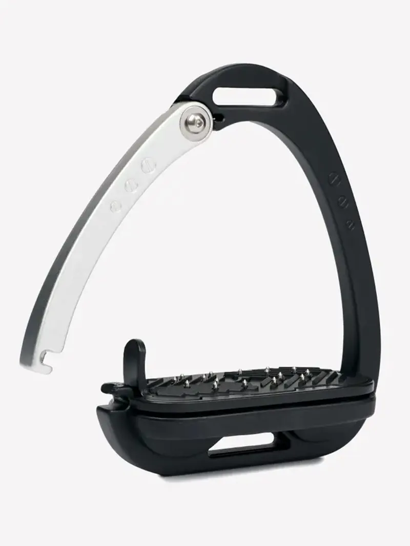 LeMieux Vector Control Stirrup - Black/Aluminium -1