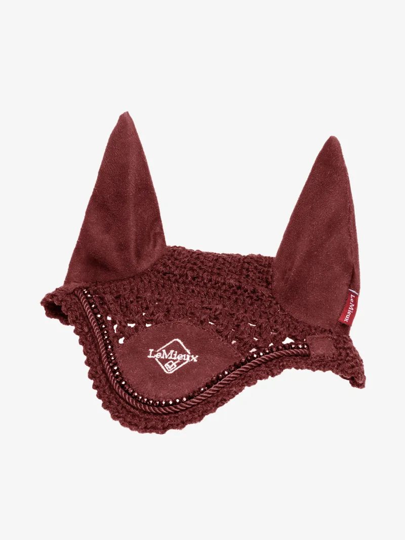 LeMieux Hobby Horse Toy Fly Hood in Merlot
