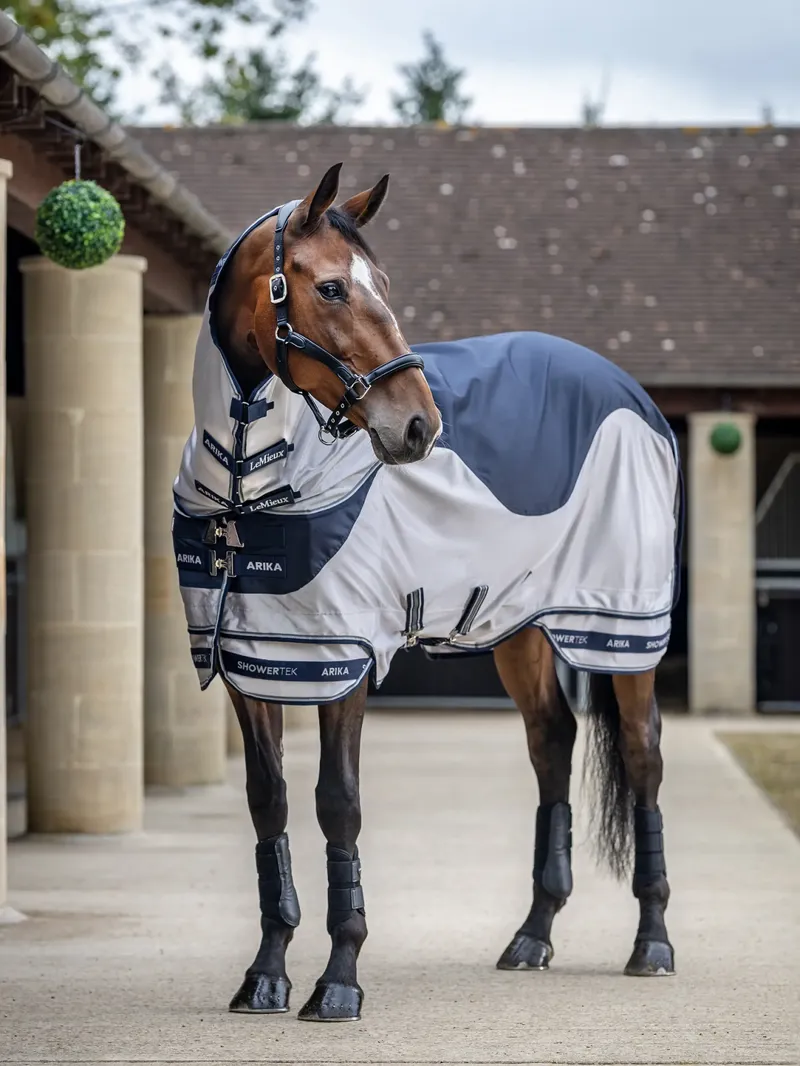 Arika Shower-Tek Fly Rug Navy-3