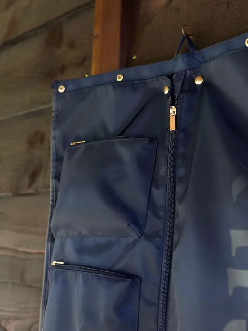 LeMieux Luxe Show Jacket Duffle Bag - Navy-5