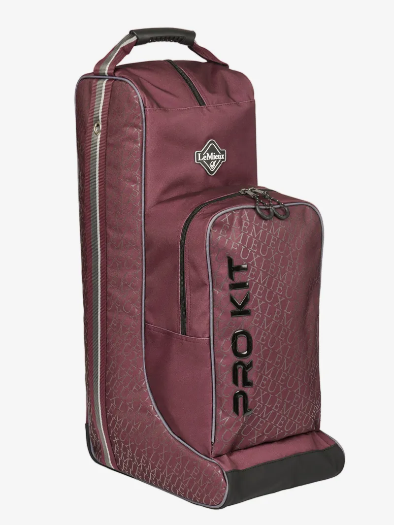 LeMieux Elite Pro Boot and Hat Bag Burgundy