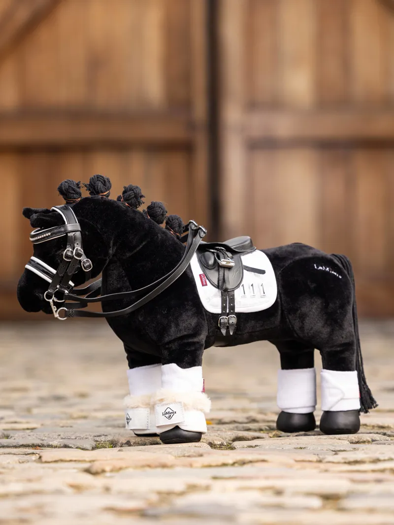 LeMieux Toy Pony Dressage Overreach Boot - White-1