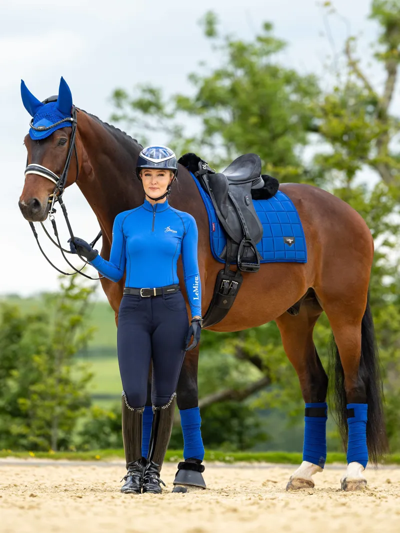 LeMieux Loire Classic Dressage Square - Benetton Blue-1