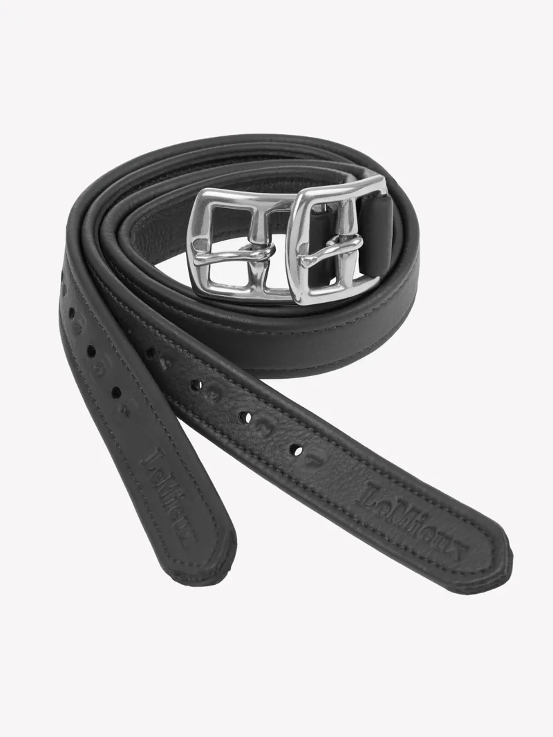 LeMieux Children's Stirrup Leathers - Black