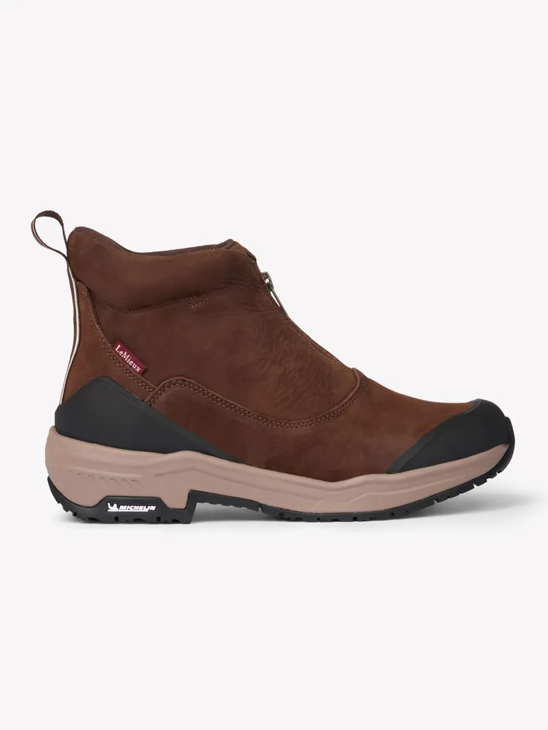 LeMieux Trex Waterproof Zip Boots - Brown-3