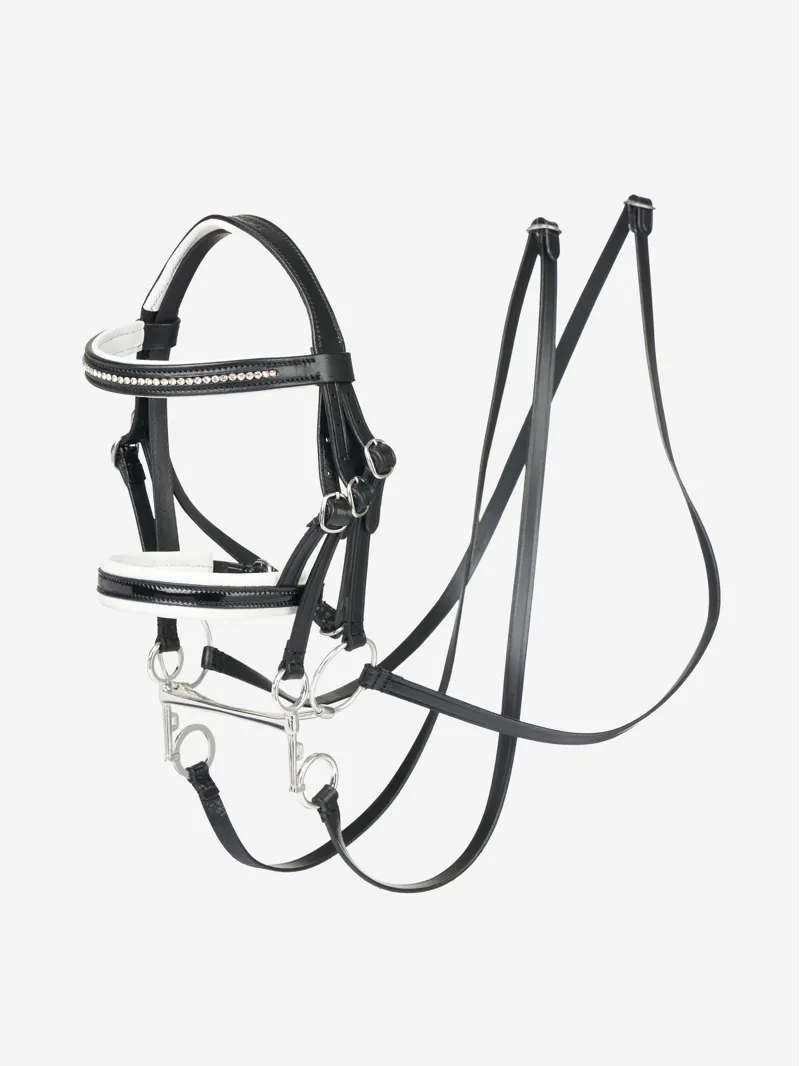 LeMieux Hobby Horse Double Bridle - Black