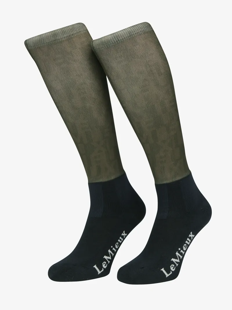 LeMieux Footsie Socks Casey Alpine-1
