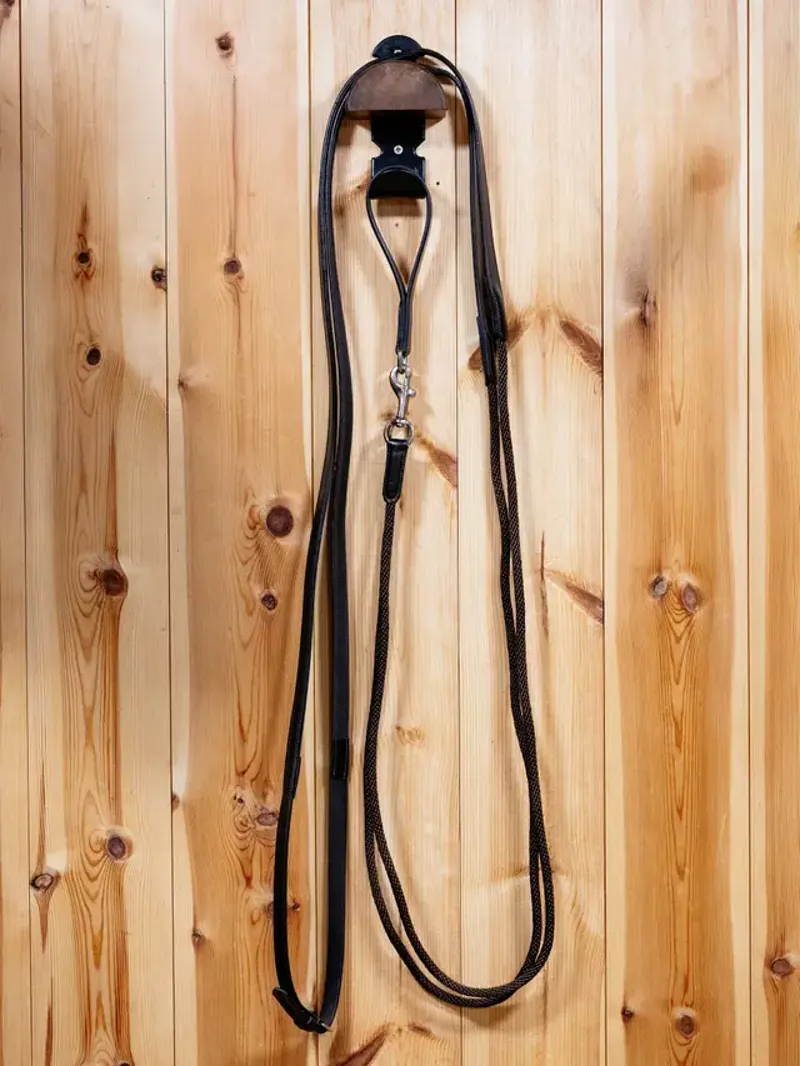 LeMieux Leather Draw Reins - Brown