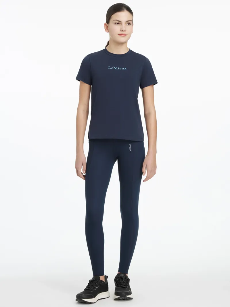LeMieux Young Rider Classique T-Shirt - Navy-1