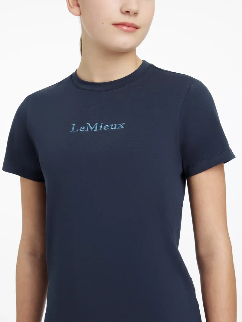 LeMieux Young Rider Classique T-Shirt - Navy-2